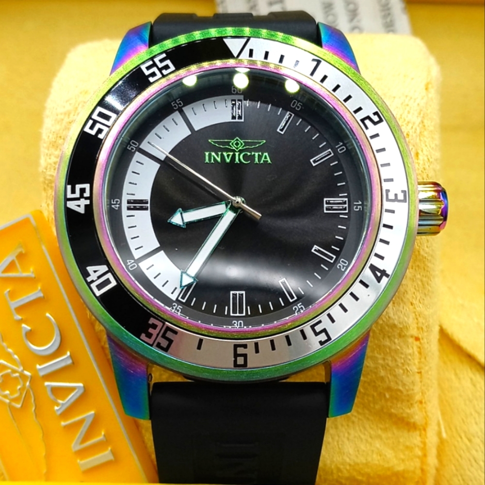 FIRM PRICE-NWOT INVICTA IRIDESCENT SPECIALITY WATCH(WATCH ONLY)